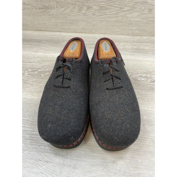 Wild' n Wooly by Stegmann Women's Oxford Ankle Lace Up Pure Wool 6 Black Shoes - Picture 2 of 10